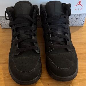 Jordan Black High-Top Sneakers